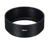 PATIKIL 55mm Lens Hood, Standard Focus Frosted Surface Anti-reflective Inside Hood for Camera Lens, Black for Nikon, for Fujifilm, for Pentax, for Leica