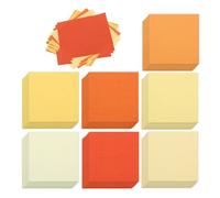 PATIKIL 56Pcs 10x10cm 100% Cotton Quilting Fabric Bundles, Orange Series