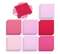 PATIKIL 56Pcs 10x10cm 100% Cotton Quilting Fabric Bundles, Pink Series