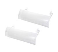 PATIKIL 570x1030mm Retractable Air Conditioner Deflector 2 Pack Plastic Telescopic Windshield Baffle Anti Direct Blowing for Home Hotel White