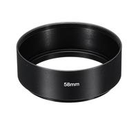 PATIKIL 58mm Lens Hood, Standard Focus Frosted Surface Anti-reflective Inside Hood for Camera Lens, Black for Nikon, for Fujifilm, for Pentax, for Leica