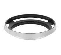 PATIKIL 58mm Lens Hood, Universal Metal Thin Hollow Curved Screw-in Vented Lens Hoods for Fujifilm for Nikon for Pentax, Silver