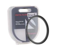PATIKIL 58mm Star Filter, 8 Points Starburst Len Filter Variable Twinkle Effect Ultra Slim Optical Lens for Nikon and Other DSLR Cameras Holiday, Black
