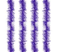PATIKIL 5Ft Feather Boa, 4 Pcs Artificial Fluffy Feather Boas Party Decorations for DIY Crafts, Wedding Costume, Christmas, Concert, Halloween, Home Decor, Dark Purple