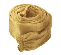 PATIKIL 5ft Lamp Chain Cover, Chain Protective Sleeve Washable with Zipper for Chandelier Lighting Wires Swing Light Fixture, Gold Tone