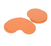PATIKIL 5inch Circle Card Stock, 50Pcs Round Shape Cutouts Paper Thick Cardstock Coaster for DIY Craft Projects Classroom Bulletin Board Decor, Orange