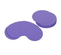 PATIKIL 5inch Circle Card Stock, 50Pcs Round Shape Cutouts Paper Thick Cardstock Coaster for DIY Craft Projects Classroom Bulletin Board Decor, Dark Purple