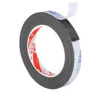 PATIKIL 5m/16.4ft Sealing Foam Tape, 15mm Wide 1mm Thick Single Sided Weather Stripping Door Furniture Seal Strip for Window Pipes Insulation, Black