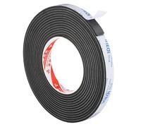 PATIKIL 5m/16.4ft Sealing Foam Tape, 15mm Wide 3mm Thick Single Sided Weather Stripping Door Furniture Seal Strip for Window Pipes Insulation, Black