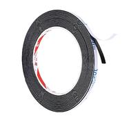 PATIKIL 5m/16.4ft Sealing Foam Tape, 5mm Wide 1mm Thick Single Sided Weather Stripping Door Seal Strip for Window Door Insulation, Black