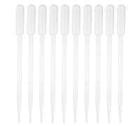 PATIKIL 5ml Pipettes Dropper, 60pcs Plastic Pipettes Disposable Pipette Transfer Pipette Calibrated Plastic Eye Dropper with Scale for Science Laboratory Resin DIY Crafts Art Makeup Oils