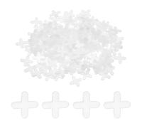 PATIKIL 5mm Cross Tile Spacers,600Pcs Suit 5mm Plastic Floor Wall Hexagonal Tile Spacers for Floor Wall Spacing Paving Tiling Installation Leveling Laying Tool, White
