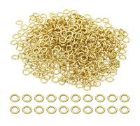 PATIKIL 5mm Open Jump Rings, 500Pcs Solid Copper Round Ring Charm Loops Connectors for Jewelry Making Crystal Garland Necklaces Earrings Keychains Craft DIY, Copper