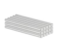 PATIKIL 5mm x 80mm Dowel Pin Stainless Steel, 15 Pcs 304 Stainless Steel Pegs Shelf Pins Rod Support Metal Fasten Elements for Shelves Furniture Fixing Component, Silver