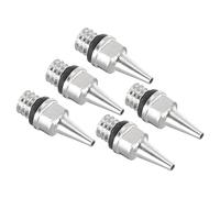PATIKIL 5Pcs 0.3mm Air Brush Nozzle Only Brass Nozzle Replacement Parts Accessories for Air Brush Nozzle Art Craft Projects