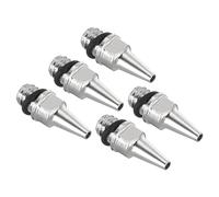 PATIKIL 5Pcs 0.5mm Air Brush Nozzle Only Brass Nozzle Replacement Parts Accessories for Air Brush Nozzle Art Craft Projects