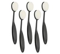 PATIKIL 5Pcs Colored Ink Blending Brushes, Crafting Ink Drawing Art Blenders Background Ink Blending Tool for Card Making Craft Broad Paper, Black