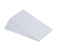 PATIKIL 5pcs Galvanized Steel Sheet, 10x5cm Galvanized Steel Plate Panels 0.8mm Thick Metal Timber Connector Sheet for Roof Flashing Fixing Repair Arts Crafts DIY Projects