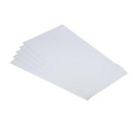 PATIKIL 5pcs Galvanized Steel Sheet, 18x10cm Galvanized Steel Plate Panels 0.5mm Thick Metal Timber Connector Sheet for Roof Flashing Fixing Repair Arts Crafts DIY Projects