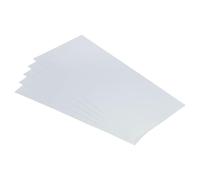 PATIKIL 5pcs Galvanized Steel Sheet, 18x8cm Galvanized Steel Plate Panels 0.5mm Thick Metal Timber Connector Sheet for Roof Flashing Fixing Repair Arts Crafts DIY Projects