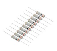 PATIKIL 5Watt 0.3 Ohm Carbon Film Resistor, 10 Pcs 5% Tolerance Resistors Axial Lead Colored Ring for DIY Projects and Experiments