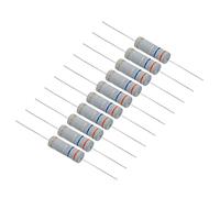 PATIKIL 5Watt 0.36 Ohm Carbon Film Resistor, 10 Pcs 5% Tolerance Resistors Axial Lead Colored Ring for DIY Projects and Experiments