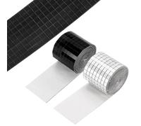 PATIKIL 5x5mm Self Adhesive Mirrors Mosaic Tiles, 3840 Pcs Square Mini Glass Mosaic Disco Tile Sticker for DIY Craft Disco Ball Party Decoration, Black Silver