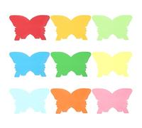PATIKIL 5x6"Cutouts Paper, 108Pcs Butterfly Assorted Color Cut Outs Paper for Bulletin Board Art Office Classroom Party Spring DIY Craft Card Decor, Multicolor