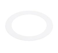 PATIKIL 6.3" ID 8.58" OD Light Trim Ring, White Goof Ring Matte Circular Light Cover Lighting Fixture for Ceiling Wall Recessed Can Downlights
