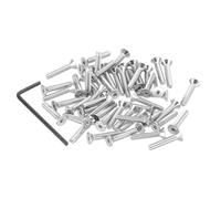 PATIKIL #6-32 x 3/4" Flat Head Socket Cap Screws, 50Pcs Countersunk Bolts Head Machine Screws 304 Stainless Steel (18-8) UNC Socket Drive Bolt Fasteners for Industry Machinery Household