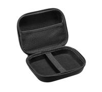 PATIKIL 6.3x5.12 Electronic Organizer Case, 1Pcs EVA Hard Waterproof Rectangle Travel Carrying Case with Zipper for Digital Multimeter, Camera, Charger Cord, Earphone, Black