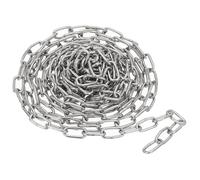 PATIKIL 6.56FT x 1/3" x 0.08" 304 Stainless Steel Link Chain Link Proof Coil Chain