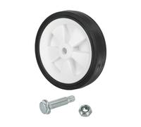 PATIKIL 6" Air Compressor Wheel, Universal Air Compressor Wheel Replacement Parts with 0.5" Dia. Hole for Easy Mobility, White