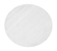 PATIKIL 6" Diameter 304 Stainless Steel Perforated Sheet, 0.06" Hole 19GA Expanded Metal Mesh Round Slices Plate Screen Decorative Meshes for Ventilation Grill Smoking, Silver Tone