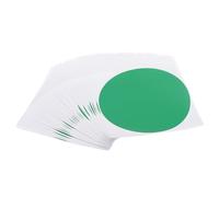 PATIKIL 6" Floor Stickers Classroom Decor, 42 Pcs Self Adhesive Dots Markers Dry Erase Circles for Elementary Preschool First Grade Teacher Supplies, Green