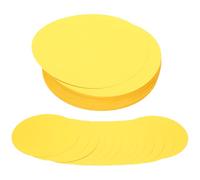 PATIKIL 6 Inch Circle Cutouts Paper, 100 Pcs Circle Card Stock 200gsm/75lb Round Cutouts for DIY Craft Projects Classroom Bulletin Board Decoration, Golden Yellow
