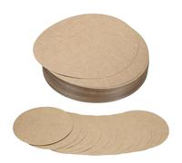 PATIKIL 6 Inch Circle Cutouts Paper, 80 Pcs Circle Card Stock 200gsm/75lb Round Cutouts for DIY Craft Projects Classroom Bulletin Board Decoration, Khaki