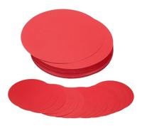 PATIKIL 6 Inch Circle Cutouts Paper, 80 Pcs Circle Card Stock 200gsm/75lb Round Cutouts for DIY Craft Projects Classroom Bulletin Board Decoration, Red
