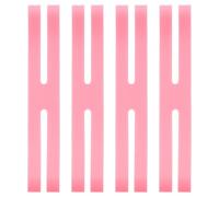 PATIKIL 6 Inch H Band Silicone Rubber Bands, 5 Pcs Strong Elastic Silicone Bands Rubber Wrapping Bands for Books Cameras Art Cooking Wrapping Exercise Bag Wraps, Pink