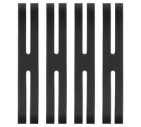 PATIKIL 6 Inch H Band Silicone Rubber Bands, 5 Pcs Strong Elastic Silicone Bands Rubber Wrapping Bands for Books Cameras Art Cooking Wrapping Exercise Bag Wraps, Black