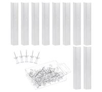 PATIKIL 6 Inch Layout Block System for Stained Glass Panels, 10pcs Stained Glass Supplies with 50 Push Pins for Stained Glass Making Craft