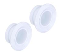 PATIKIL 6 Inch Round Air Vent Covers, 2Pcs ABS Adjustable Soffit Vent Ceiling Ball Jet Nozzle Air Diffuser for Bathroom Kitchen Living Room Ventilation, White