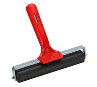 PATIKIL 6 Inch Rubber Roller Brayer, Anti Skid Hard Rubber Rolling Tools for Wallpaper Art Craft Printing Printmaking Ink Stamping Tape Construction, Black