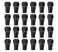PATIKIL 6 mm Stop Peg Lock, 50 Pcs Pegboard Hooks Anti Sweep Theft Hook Locks Plastic Pegs for Mobile Accessories Shop Clothes Retail Security Display, Black