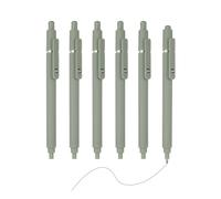 PATIKIL 6 Pack Retractable Pens 0.5mm, Dark Green Gel Ink Pens Retractable Ballpoint Pen Fine Point Smooth Writing Cute for Office Home Supplies Gifts, Dark Green