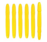PATIKIL 6 Pack Twistable Crayons, Coloring Twist Crayon Retractable Easy to Hold Silky Washable for Coloring Books Crafts Birthday Parties Art Office Supplies, Yellow