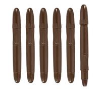 PATIKIL 6 Pack Twistable Crayons, Coloring Twist Crayon Retractable Easy to Hold Silky Washable for Coloring Books Crafts Birthday Parties Art Office Supplies, Coffee