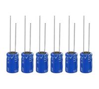 PATIKIL 6 Pcs 2.7V 1F Super Capacitor,0.31 x 0.31 x 0.47" Aluminum Super Capacitors, Winding Type Energy Storage for on Board Backup Energy Storage