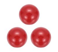 PATIKIL 6 Pcs Arcade Joystick Ball Top - 35mm M6 Rocker Round Head Handle Threaded Balltop Knob Arcade Game DIY Parts Replacement for Console Controllers/Joystick, Red