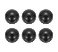 PATIKIL 6 Pcs Arcade Joystick Ball Top - 35mm M6 Rocker Round Head Handle Threaded Balltop Knob Arcade Game DIY Parts Replacement for Console Controllers/Joystick, Black